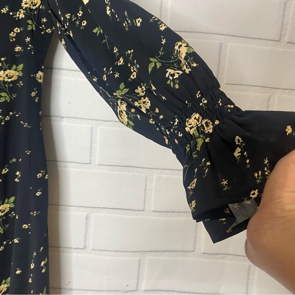 O.P.T Long Sleeve Smock Neck Dress size Extra Large - Picture 4 of 7